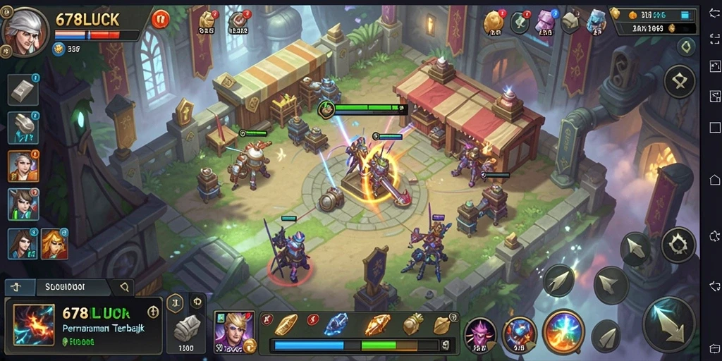 Tampilan gameplay <strong>678LUCK</strong> yang seru dan interaktif.