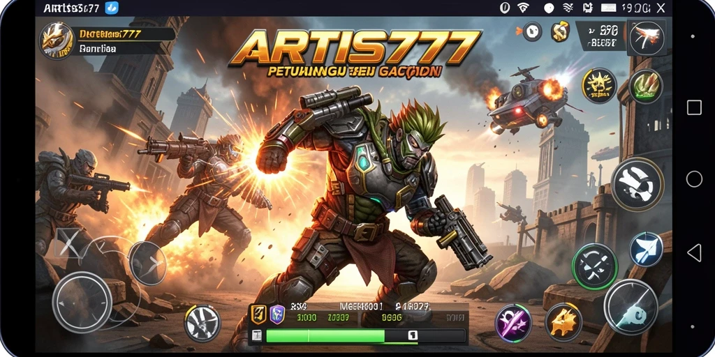 Tampilan gameplay seru dan menegangkan dari ARTIS777.