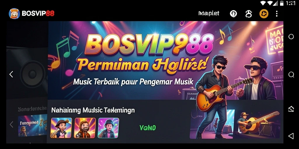 Tangkapan layar gameplay BOSVIP88 yang penuh warna dan dinamis.