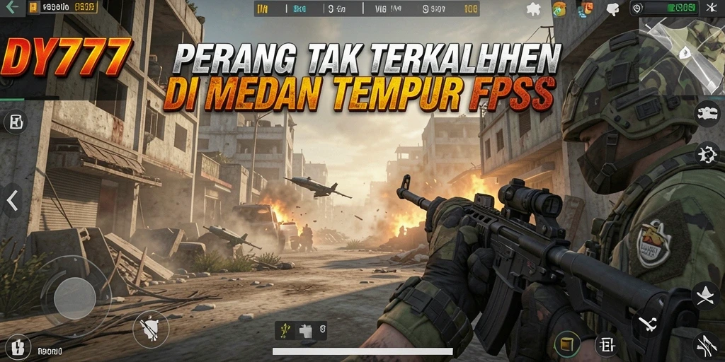 Gameplay intens dengan tembak-menembak seru di DY777.