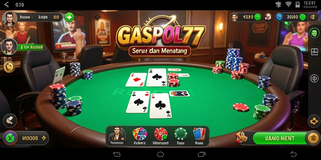 Tampilan gameplay GASPOL77 yang menarik dan interaktif.
