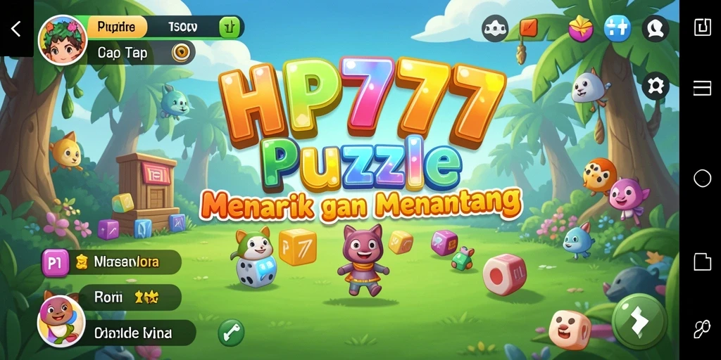 Gameplay menantang di HP777 dengan puzzle yang menarik.