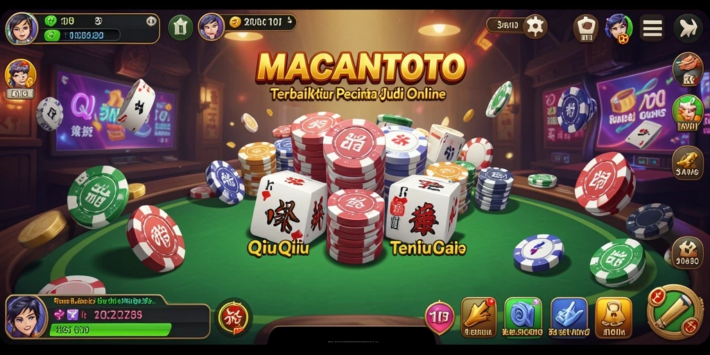 Tampilan gameplay QiuQiu yang seru dan interaktif.