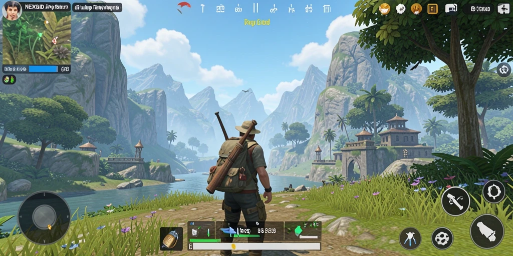 Gameplay NEXGID menampilkan petualangan seru di dunia terbuka.