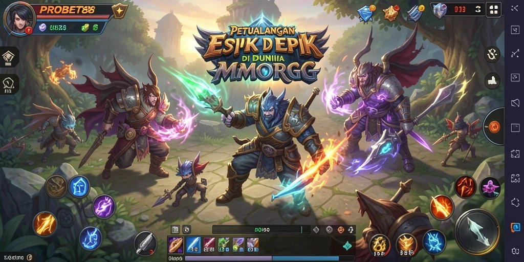 Tampilan gameplay epik dari PROBET88 yang memukau.