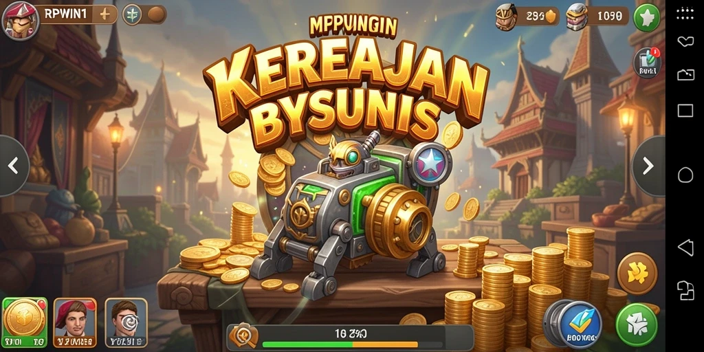 Tampilan gameplay RPWIN1 yang menarik dan penuh strategi Tycoon.