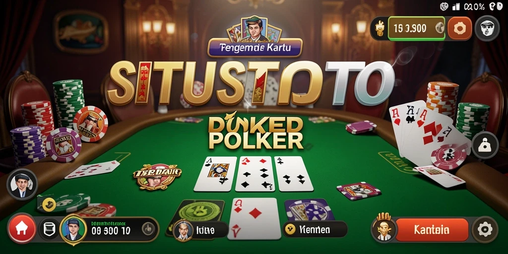 Screenshot gameplay SITUSTOTO menunjukkan suasana seru permainan Poker.