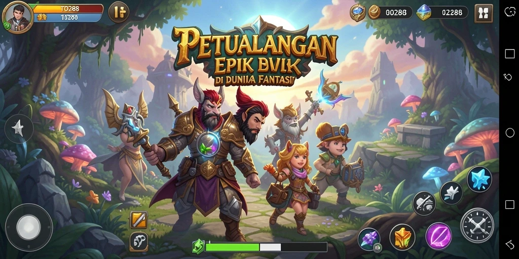 Screenshot gameplay TO288 yang menampilkan aksi pertarungan mendebarkan.